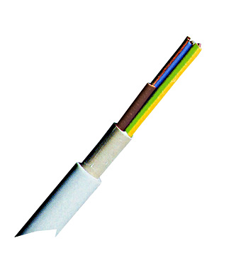 Cablu cu izol. şi manta din PVC (N)YM-J 3x2,5mm² gri deschis SCHRACK
