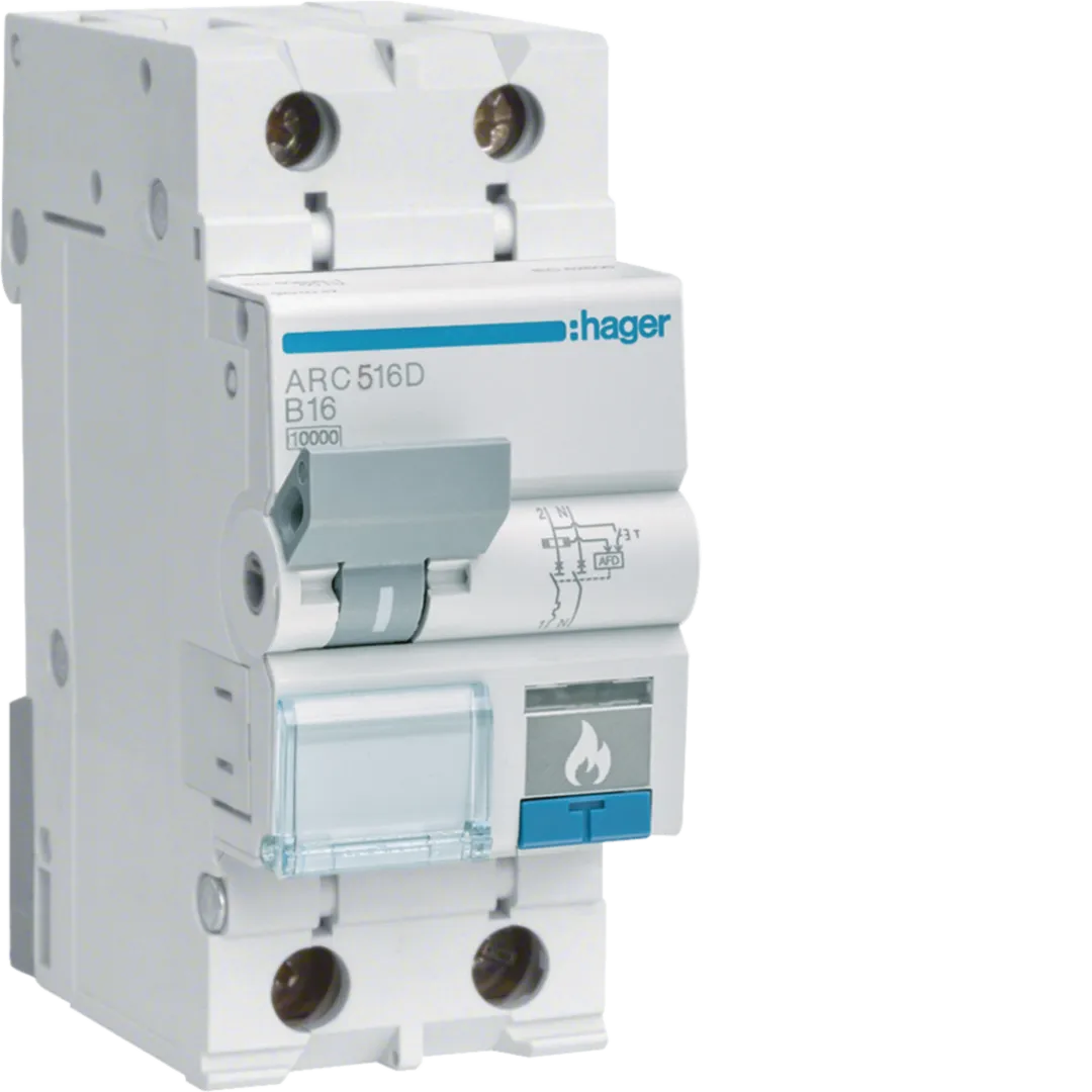 Dispozitiv de protecție arc AFDD, 1P+N 10kA B 16A 2M