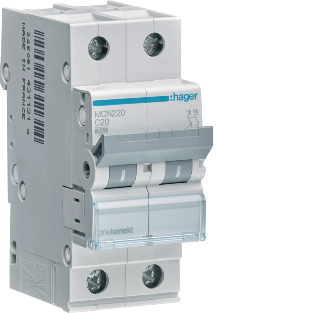 Disjunctor 2P 6kA C-20A 2M